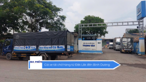 Giá xe tải chở hàng từ Đăk Lăk đến Bình Dương