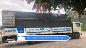 Giá xe tải chở hàng từ Tiền Giang đến Đồng Nai
