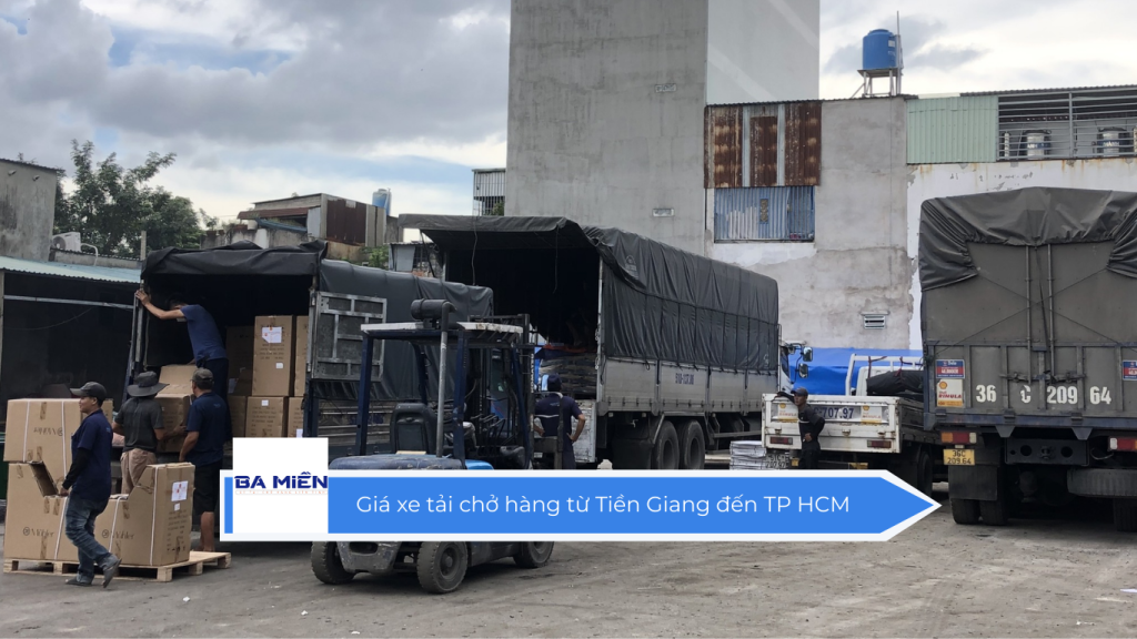 Giá xe tải chở hàng từ Tiền Giang đến TP HCM
