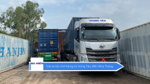 Giá xe tải chở hàng từ Vũng Tàu đến Nha Trang