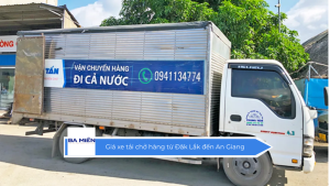 Giá xe tải chở hàng từ Đăk Lắk đến An Giang