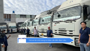 Giá xe tải chở hàng từ Đăk Lắk đến Bạc Liêu