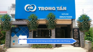 Giá xe tải chở hàng từ Đăk Lắk đến Hải Phòng