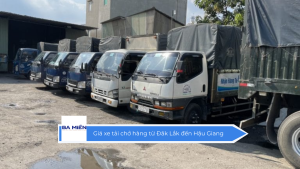 Giá xe tải chở hàng từ Đăk Lắk đến Hậu Giang