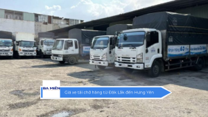 Giá xe tải chở hàng từ Đăk Lắk đến Hưng Yên