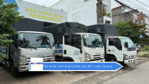 Giá xe tải chở hàng từ Đăk Lắk đến Tuyên Quang