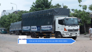 Giá xe tải chở hàng từ Gia Lai đến Điện Biên