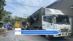 Giá xe tải chở hàng từ Gia Lai đến Hòa Bình
