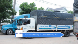 Giá xe tải chở hàng từ Gia Lai đến Hưng Yên
