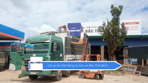 Giá xe tải chở hàng từ Gia Lai đến Thái Bình