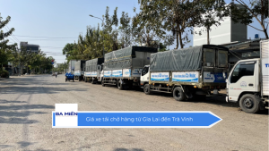Giá xe tải chở hàng từ Gia Lai đến Trà Vinh