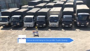 Giá xe tải chở hàng từ Gia Lai đến Tuyên Quang