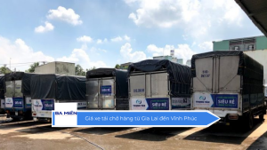 Giá xe tải chở hàng từ Gia Lai đến Vĩnh Phúc