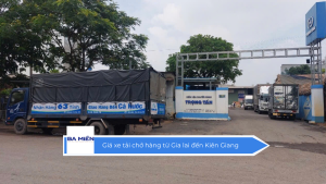 _ Giá xe tải chở hàng từ Gia lai đến Kiên Giang