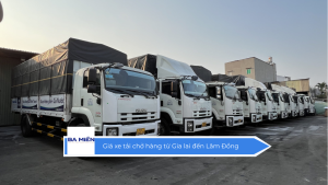 Giá xe tải chở hàng từ Gia lai đến Lâm Đồng
