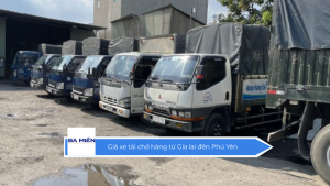 Giá xe tải chở hàng từ Gia lai đến Phú Yên