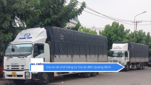 Giá xe tải chở hàng từ Gia lai đến Quảng Bình