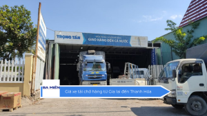 Giá xe tải chở hàng từ Gia lai đến Thanh Hóa