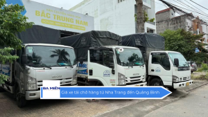 Giá xe tải chở hàng từ Nha Trang đến Quảng Bình