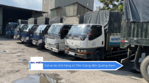 Giá xe tải chở hàng từ Tiền Giang đến Quảng Nam
